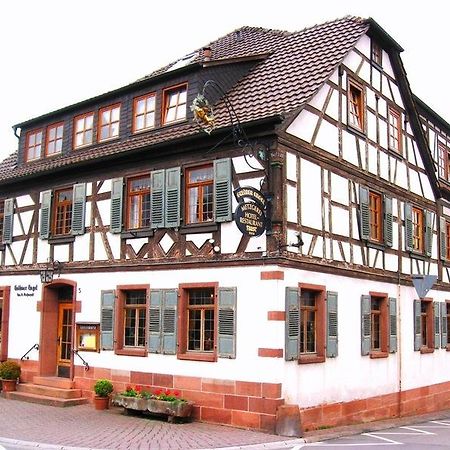 Goldner Engel, Restaurant - Hotel - Metzgerei Laudenbach  ภายนอก รูปภาพ